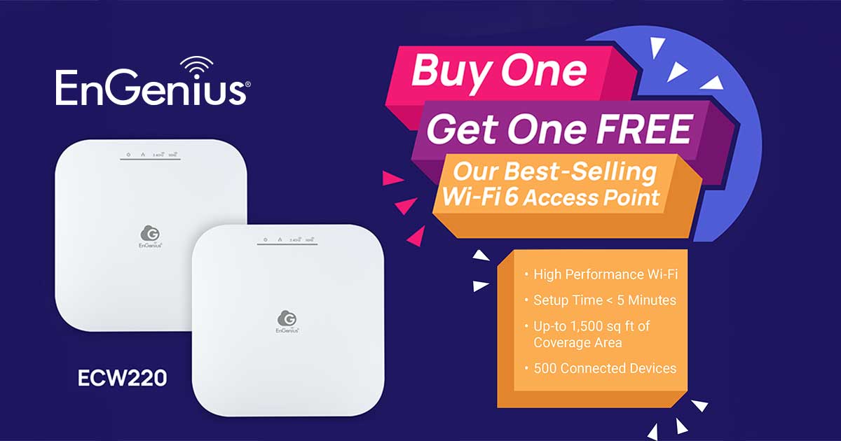 Buy One ECW220 Access Point, Get One Free