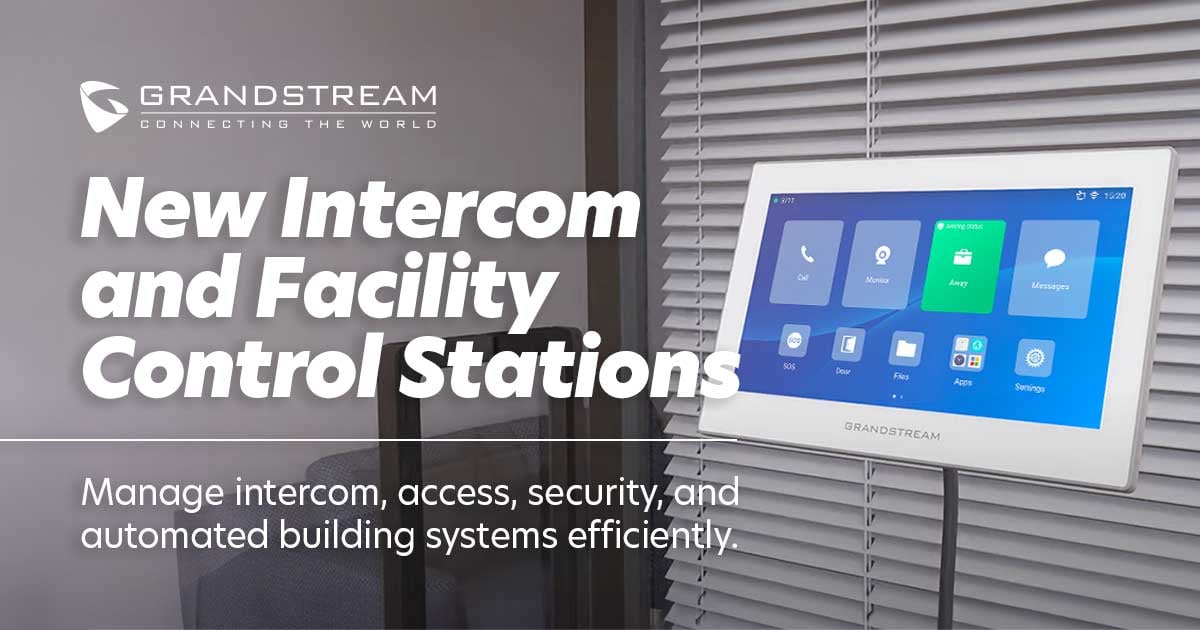 Grandstream Releases Latest Intercom & Facility Access Control Stations